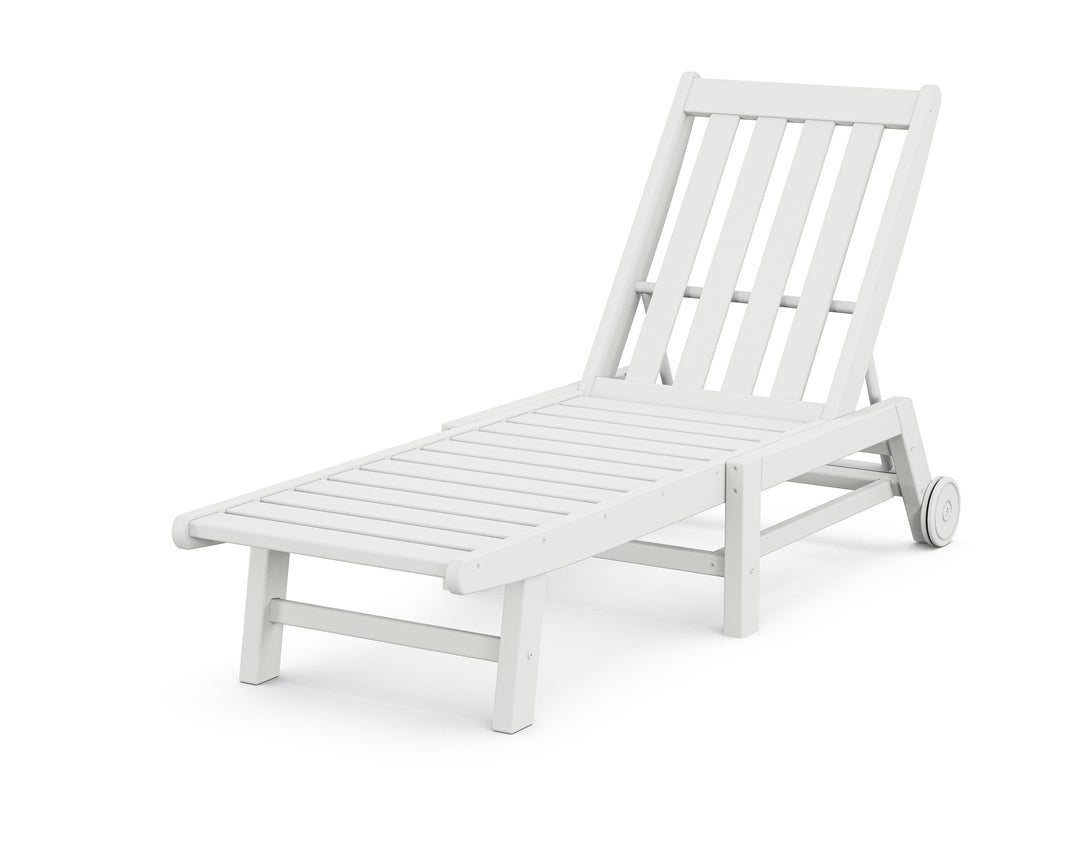 POLYWOOD® Vineyard Chaise with Wheels