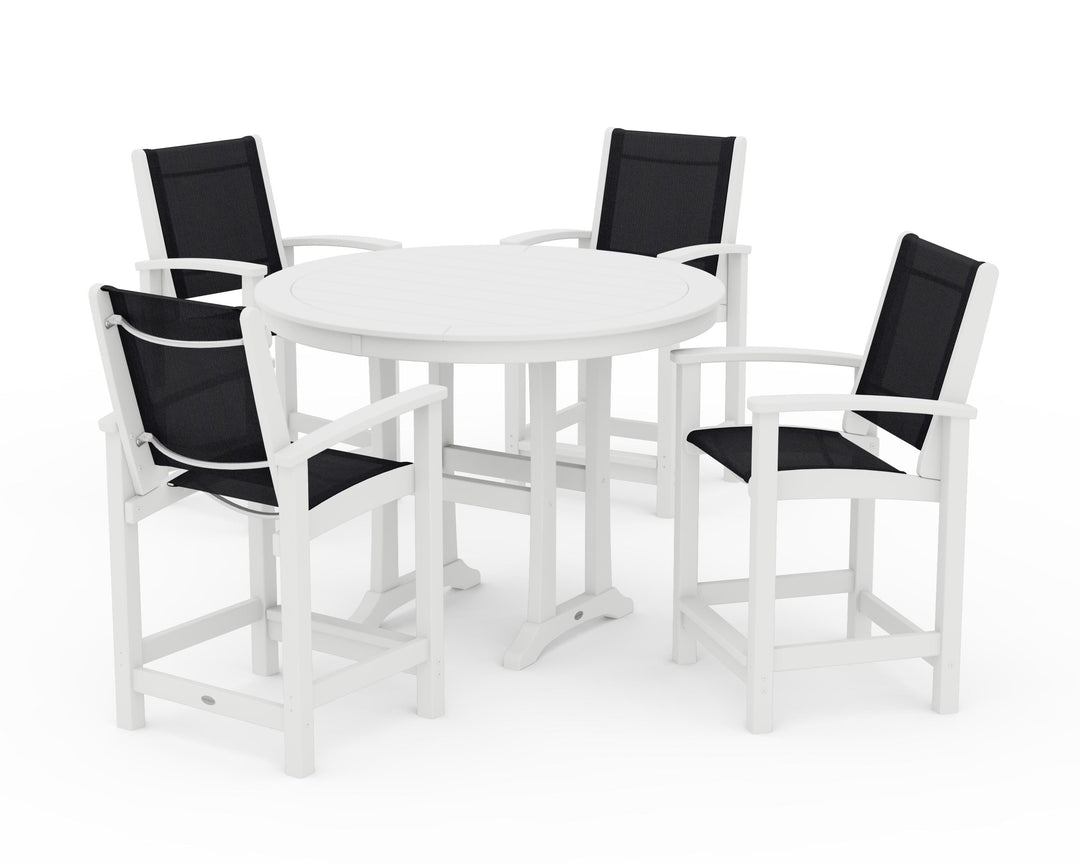 POLYWOOD® Coastal 5-Piece Counter Set