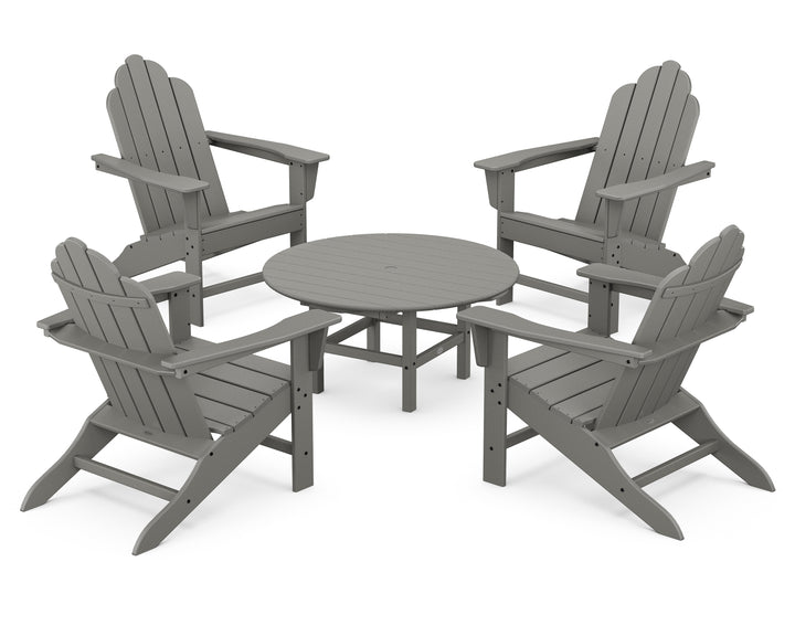POLYWOOD® Long Island Adirondack 5-Piece Conversation Group