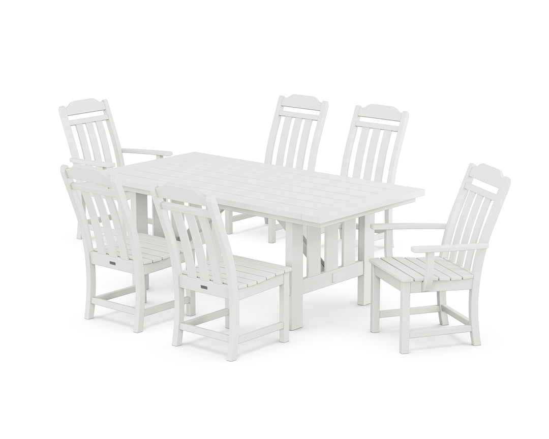 POLYWOOD® Cottage 7-Piece Dining Set with Mission Table