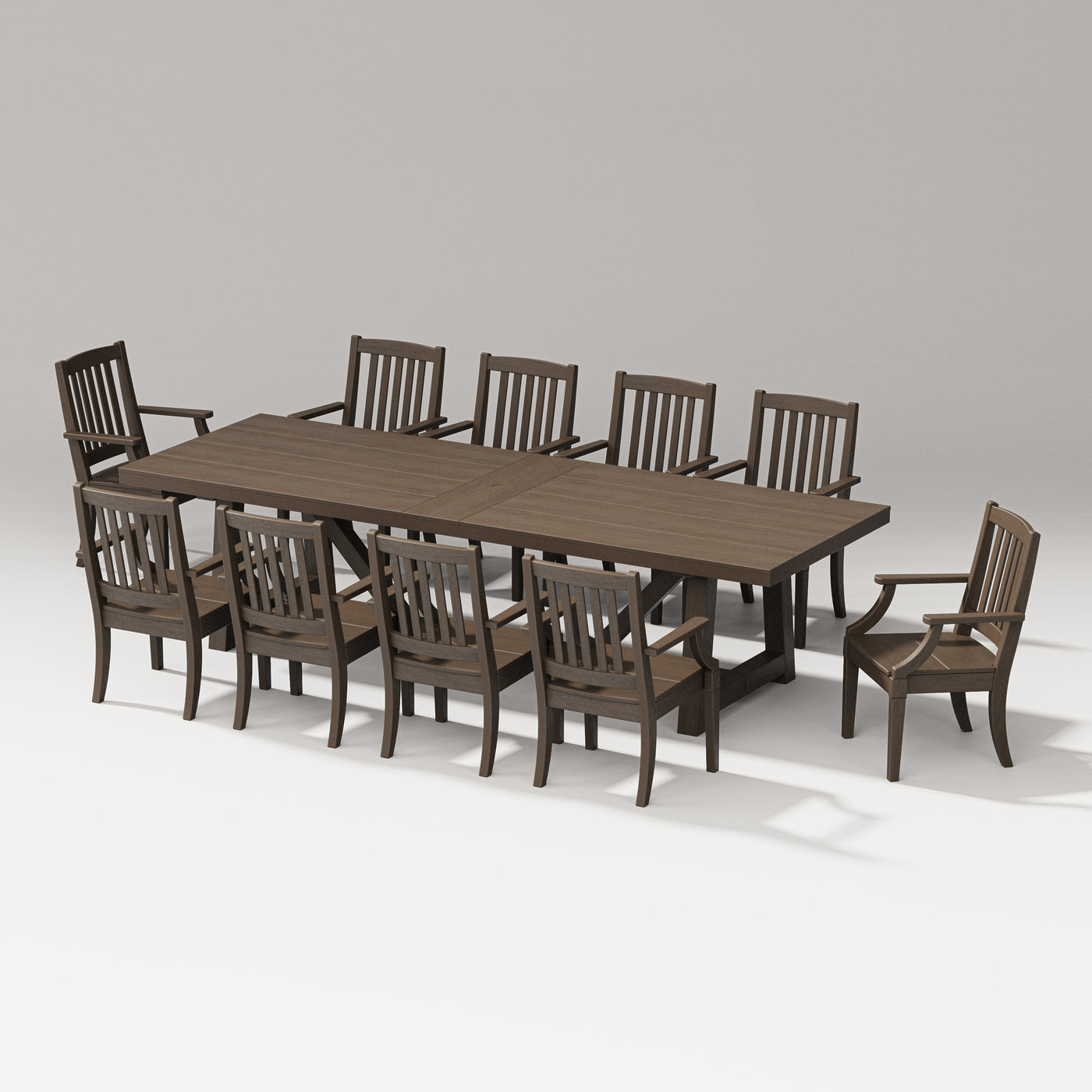 Estate 11-Piece A-Frame Table Dining Set