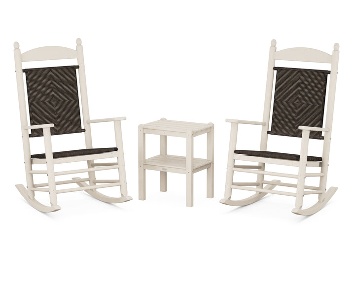 POLYWOOD® Jefferson 3-Piece Woven Rocker Set