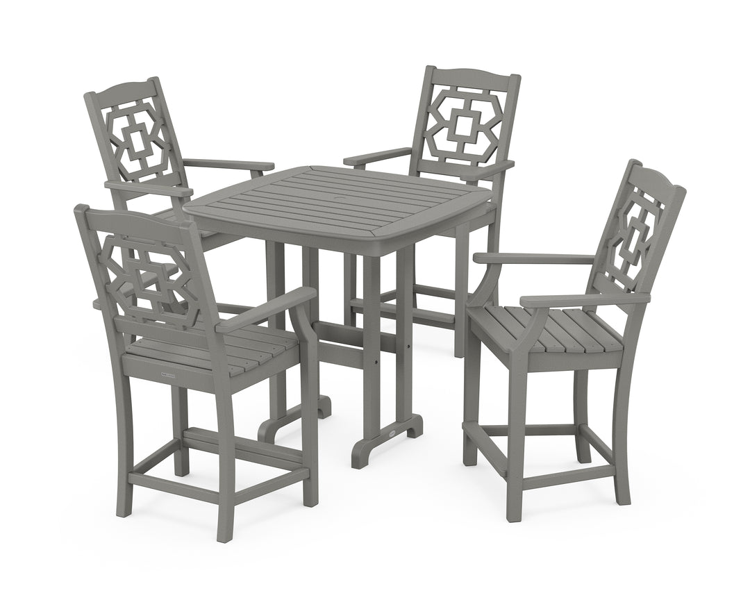 Martha Stewart by POLYWOOD® Chinoiserie 5-Piece Counter Set