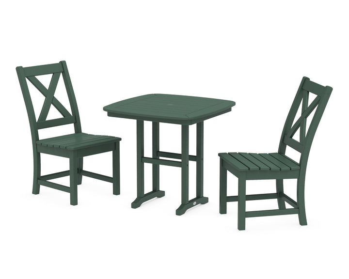 POLYWOOD® Braxton Side Chair 3-Piece Dining Set