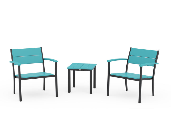 POLYWOOD® Main Street 3-Piece Lounge Chair Set