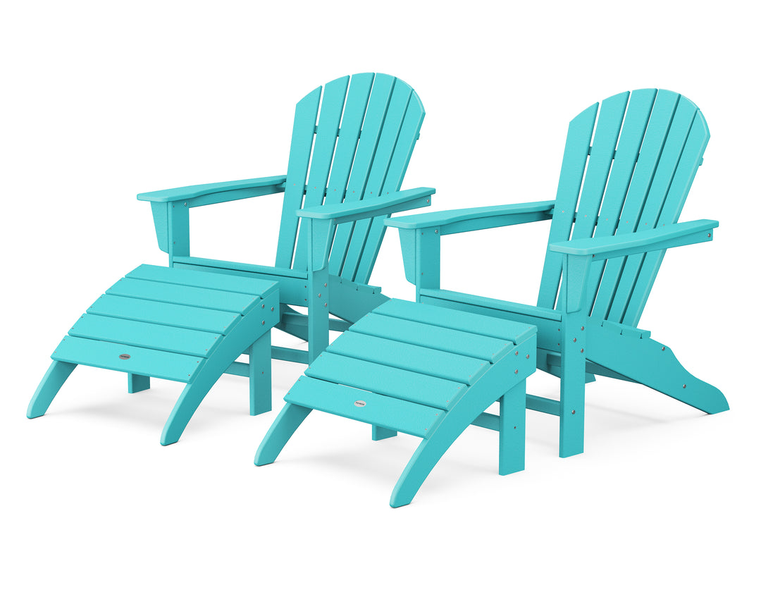 POLYWOOD® South Beach 4-Piece Adirondack Set