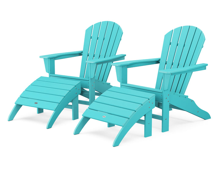 POLYWOOD® South Beach 4-Piece Adirondack Set