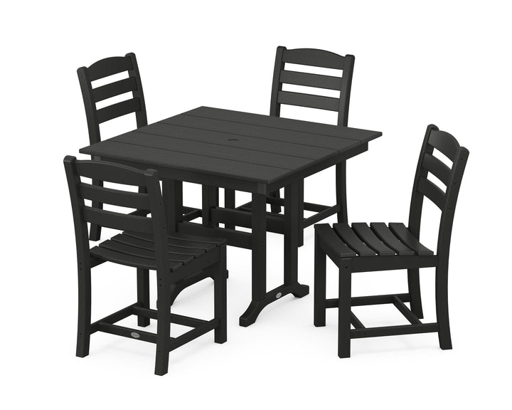 POLYWOOD® La Casa Café Side Chair 5-Piece Farmhouse Dining Set