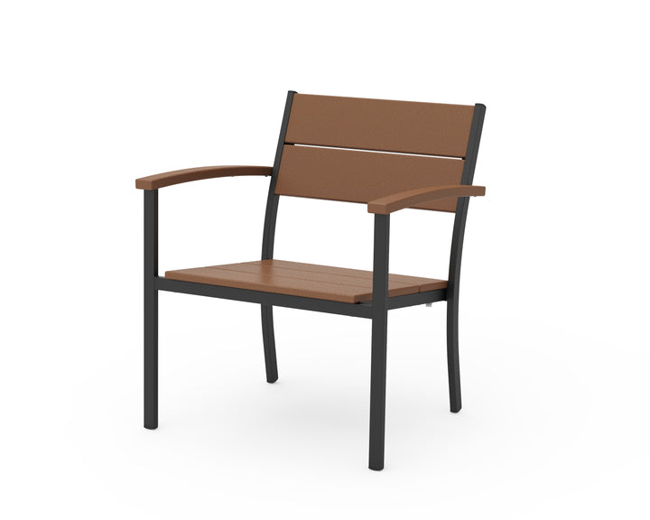 POLYWOOD® Main Street Stacking Lounge Arm Chair