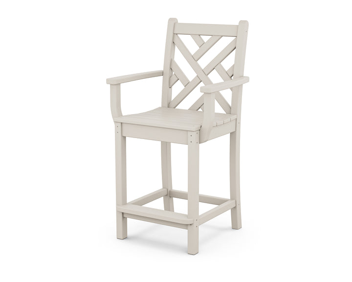 POLYWOOD® Chippendale Counter Arm Chair