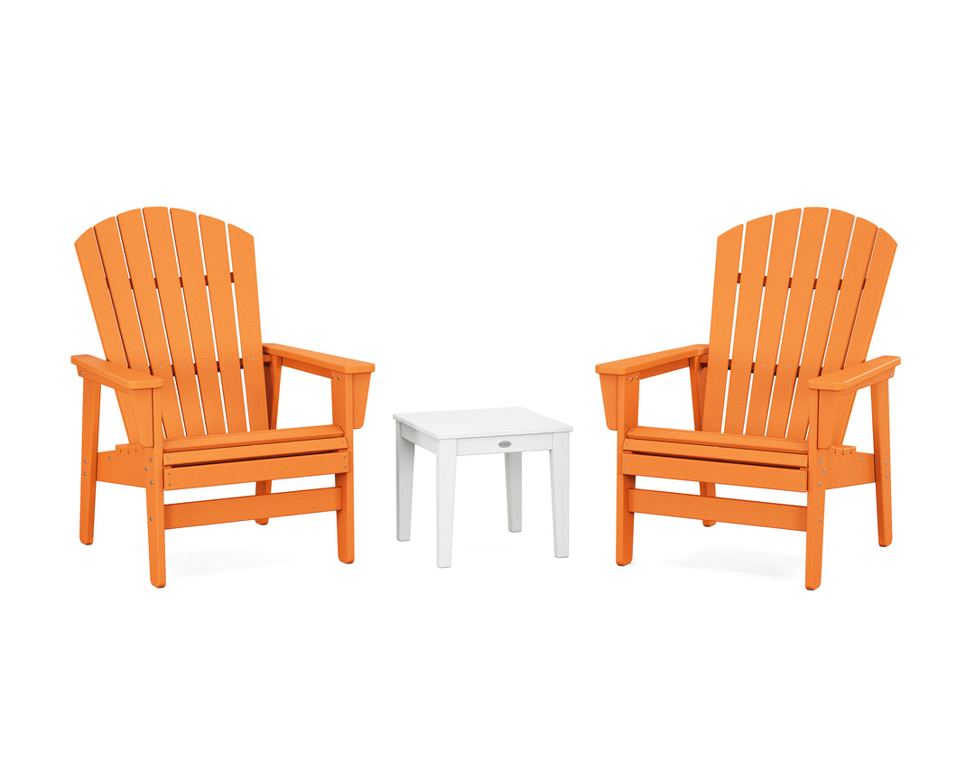 POLYWOOD® 3-Piece Nautical Grand Upright Adirondack Set