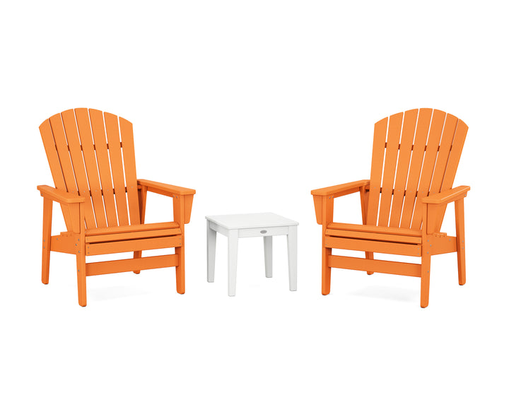 POLYWOOD® 3-Piece Nautical Grand Upright Adirondack Set