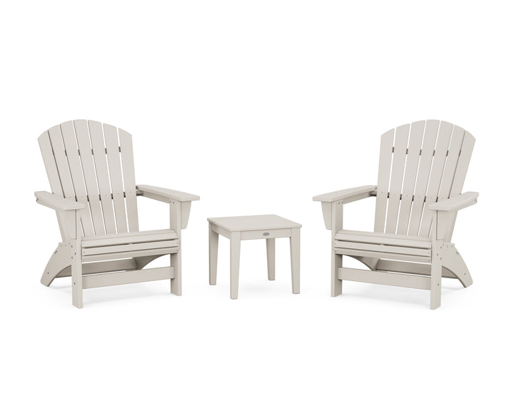 POLYWOOD® 3-Piece Nautical Grand Adirondack Set