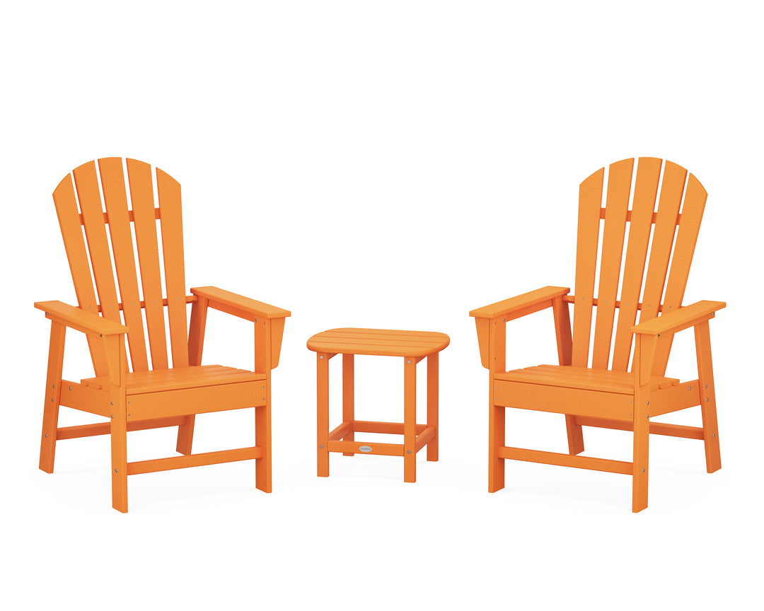 POLYWOOD® South Beach Casual Chair 3-Piece Set with 18" South Beach Side Table