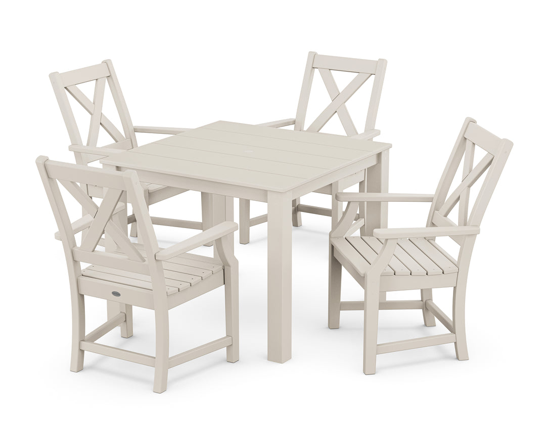 POLYWOOD® Braxton 5-Piece Parsons Dining Set