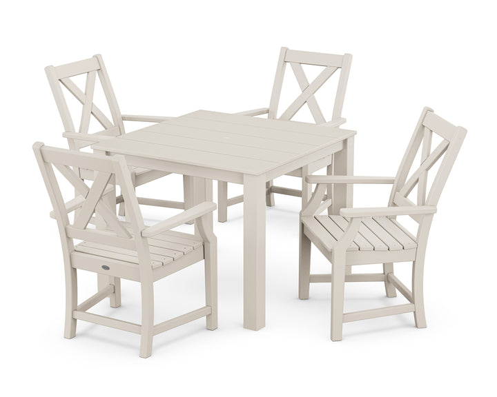 POLYWOOD® Braxton 5-Piece Parsons Dining Set