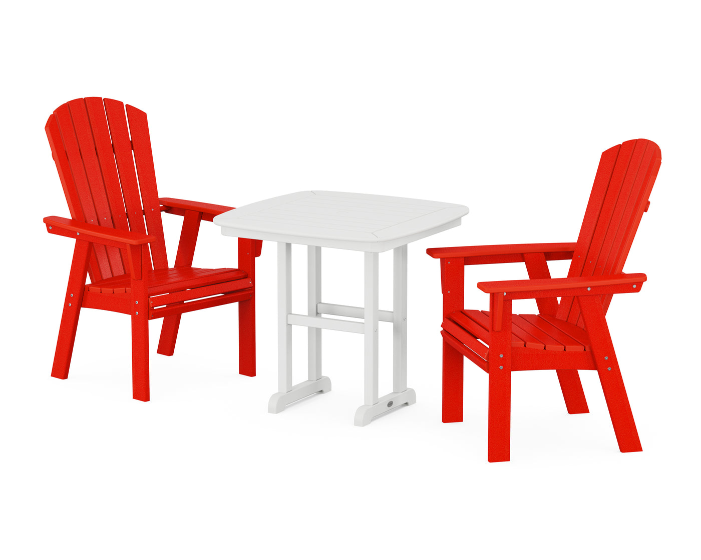 Nautical Adirondack 3-Piece Dining Set