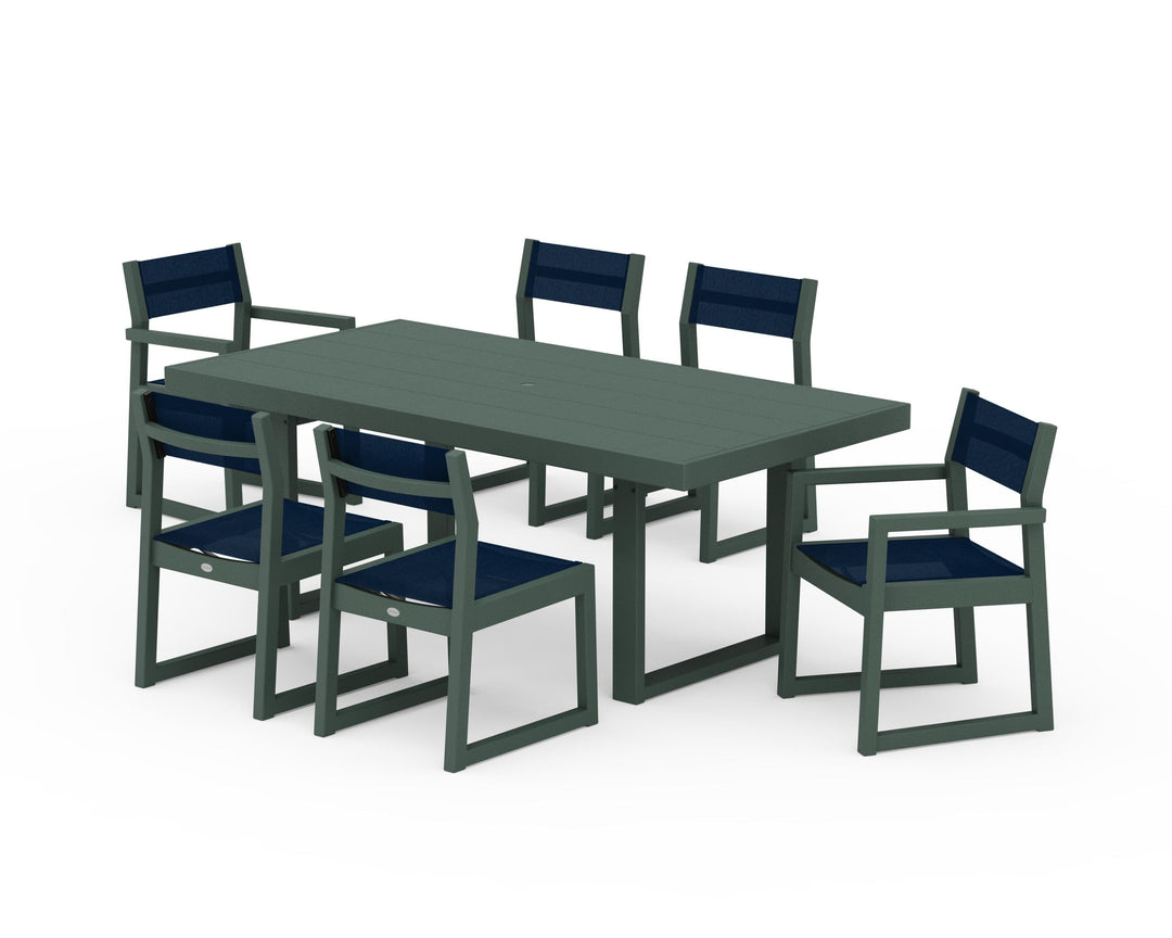 POLYWOOD® EDGE Sling 7-Piece Dining Set