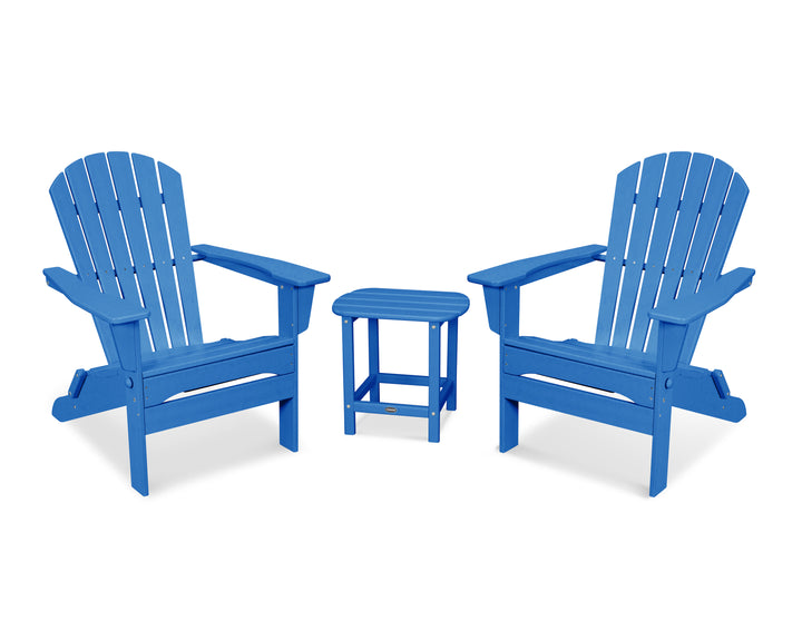 POLYWOOD® South Beach 3-Piece Folding Adirondack Set