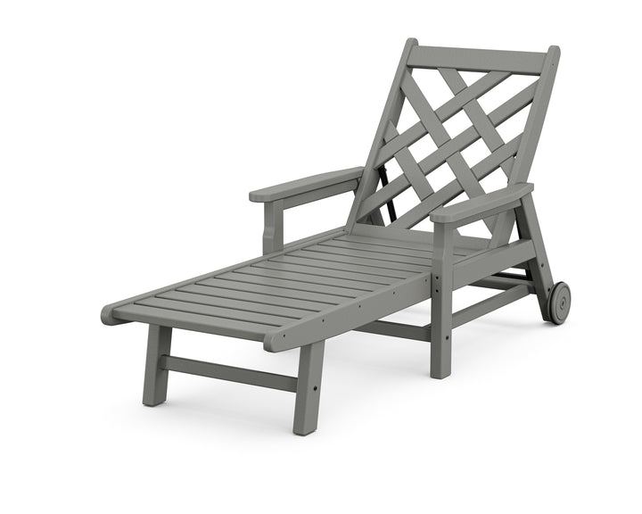 Country Living Wovendale Chaise with Arms and Wheels