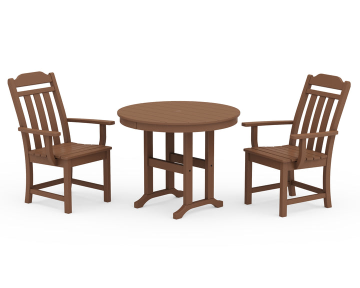 Country Living Cottage 3-Piece Farmhouse Dining Set