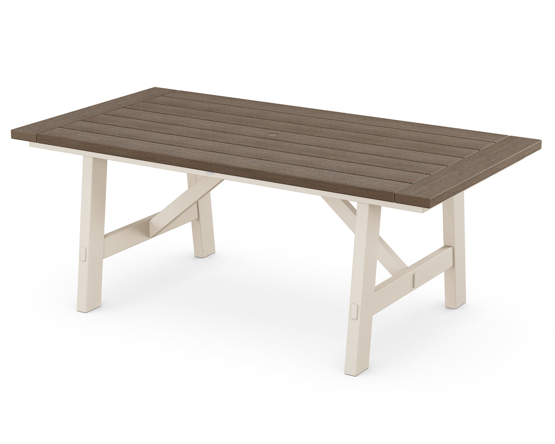 POLYWOOD® Rustic Farmhouse 39" x 75" Dining Table