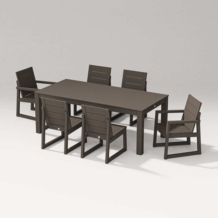 PW Designer Series Elevate 7-Piece Parsons Table Dining Set