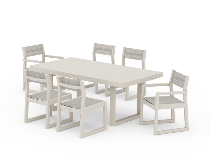 POLYWOOD® EDGE Sling 7-Piece Dining Set