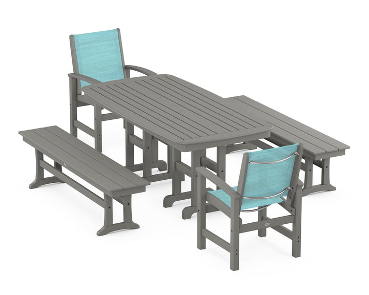 POLYWOOD® Coastal 5-Piece Dining Set