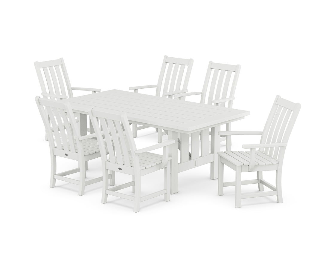 POLYWOOD® Vineyard Arm Chair 7-Piece Mission Dining Set