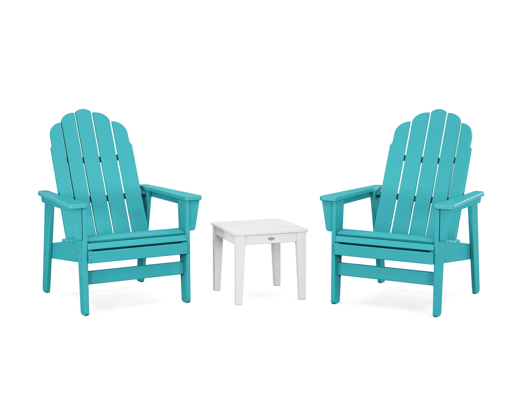 POLYWOOD® 3-Piece Vineyard Grand Upright Adirondack Set