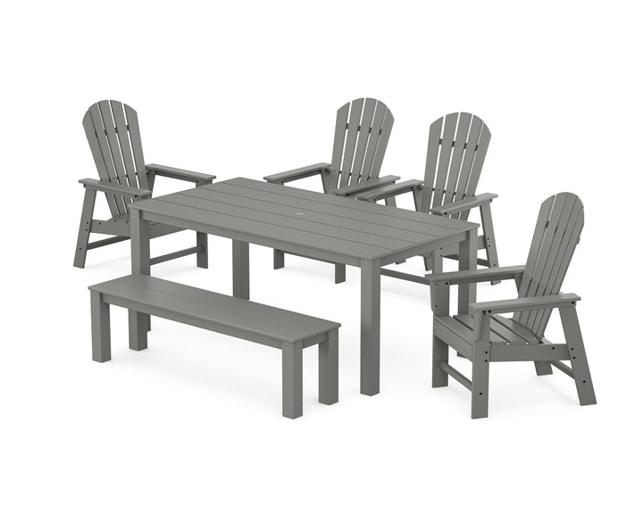 POLYWOOD® South Beach 6-Piece Parsons Dining Set with Bench