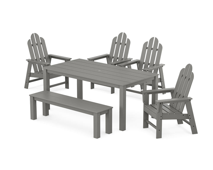 POLYWOOD® Long Island 6-Piece Parsons Dining Set with Bench