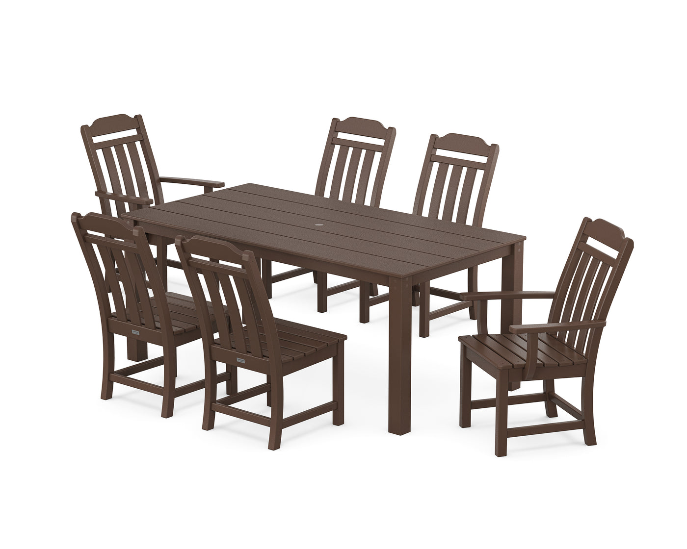 Cottage 7-Piece Parsons Dining Set