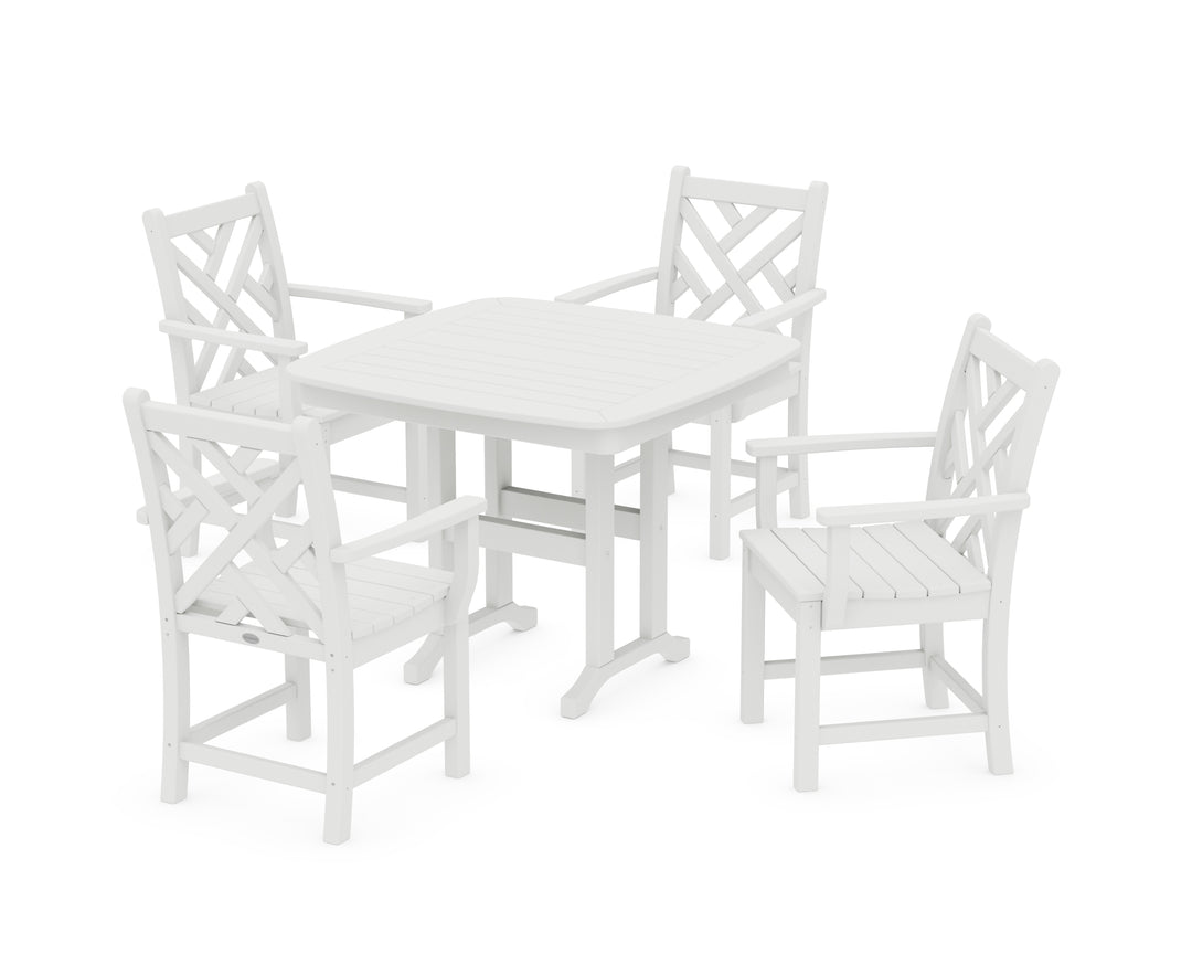 POLYWOOD® Chippendale 5-Piece Dining Set