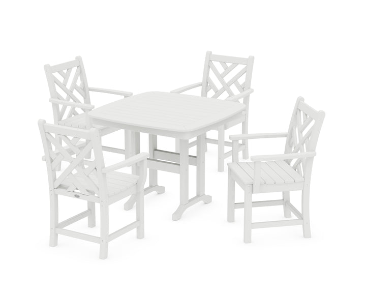 POLYWOOD® Chippendale 5-Piece Dining Set