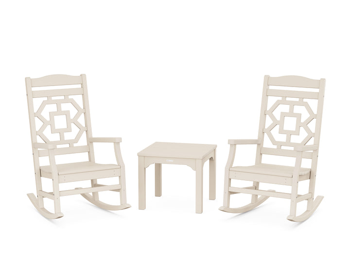 Martha Stewart by POLYWOOD® Chinoiserie 3-Piece Rocking Chair Set