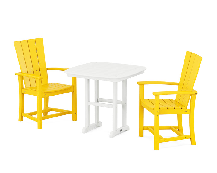 POLYWOOD® Quattro 3-Piece Dining Set