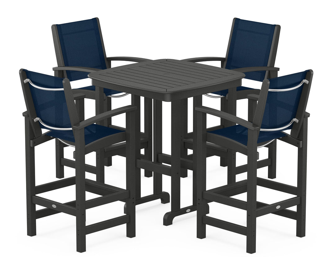POLYWOOD® Coastal 5-Piece Bar Set
