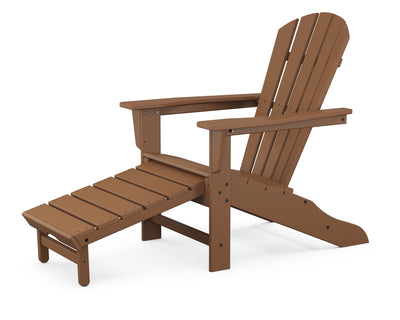 Palm Coast Ultimate Adirondack Chair with Hideaway Ottoman