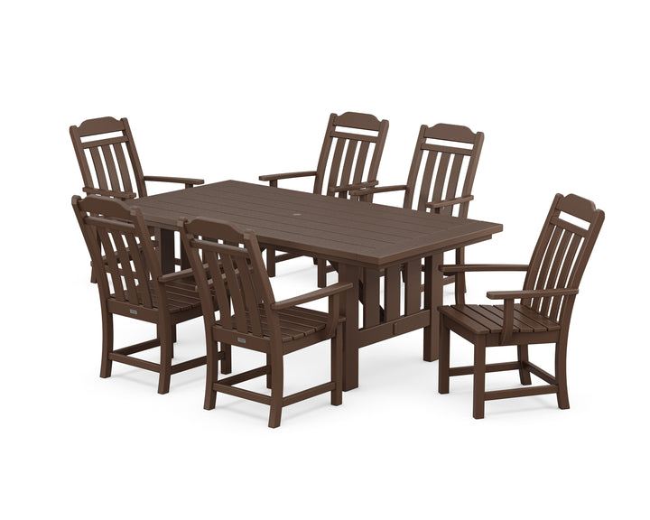 POLYWOOD® Cottage Arm Chair 7-Piece Mission Dining Set