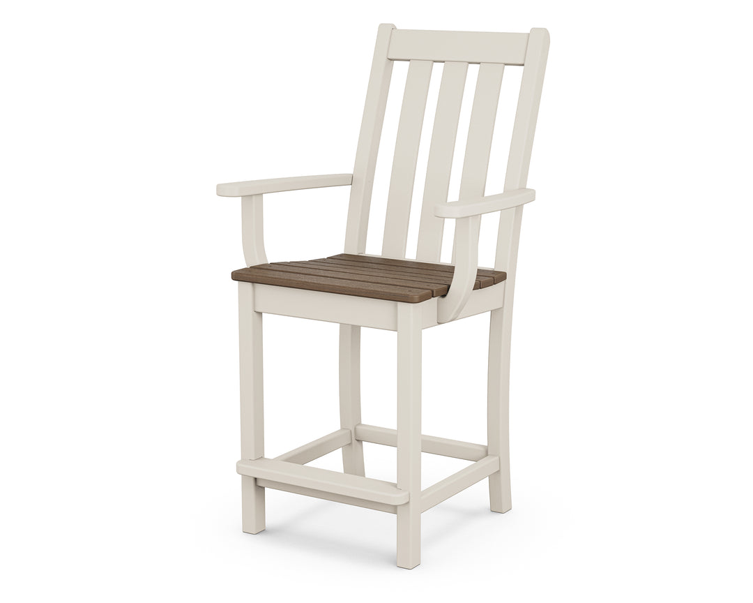 POLYWOOD® Vineyard Counter Arm Chair