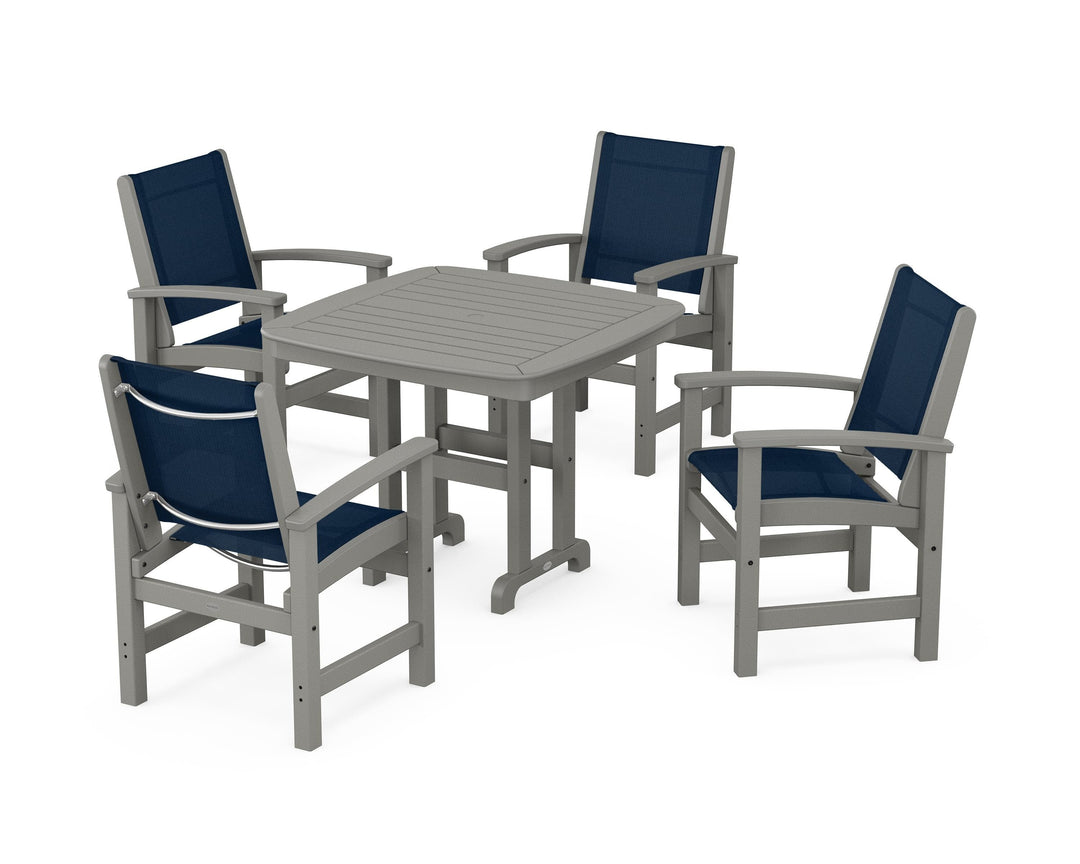 POLYWOOD® Coastal 5-Piece Dining Set