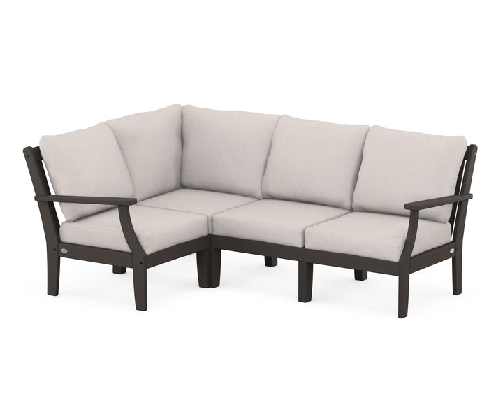 POLYWOOD® Braxton Modular 4-Piece Deep Seating Set