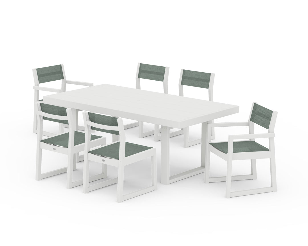 POLYWOOD® EDGE Sling 7-Piece Dining Set