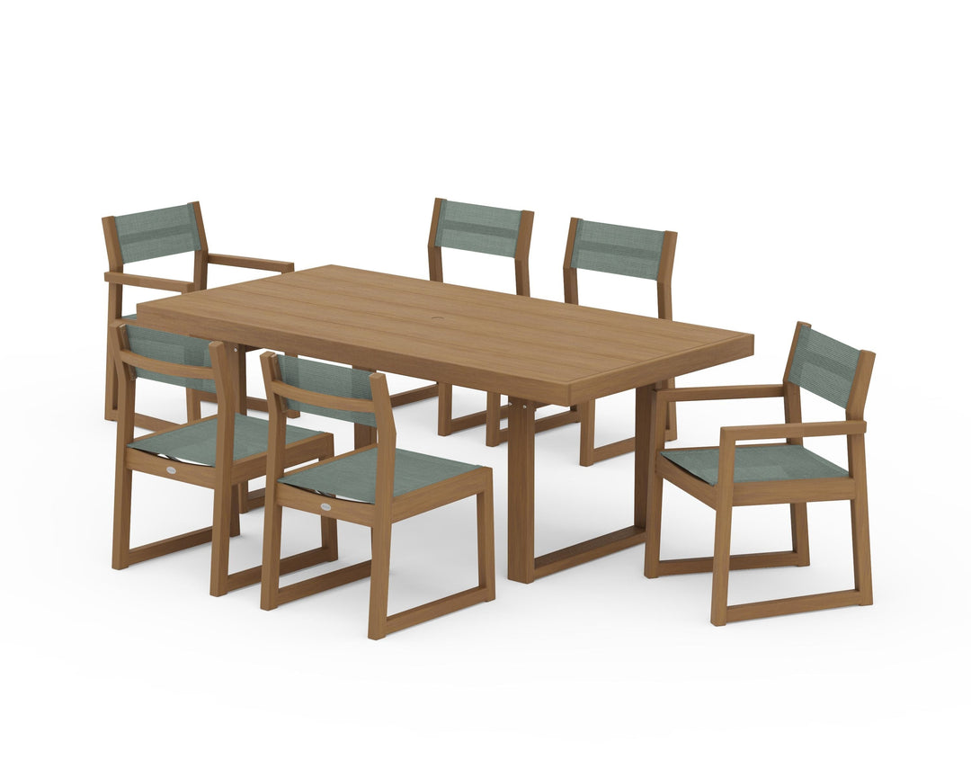 POLYWOOD® EDGE Sling 7-Piece Dining Set