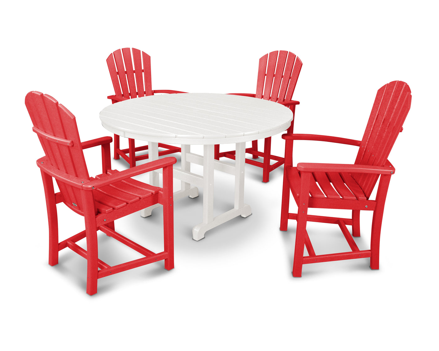 Palm Coast 5-Piece Round Farmhouse Dining Set