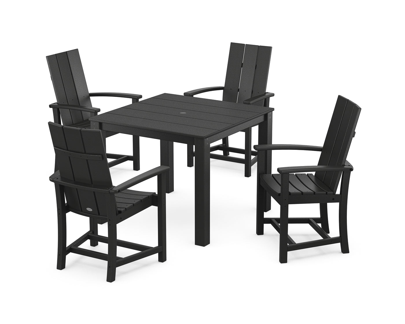 Modern Adirondack 5-Piece Parsons Dining Set