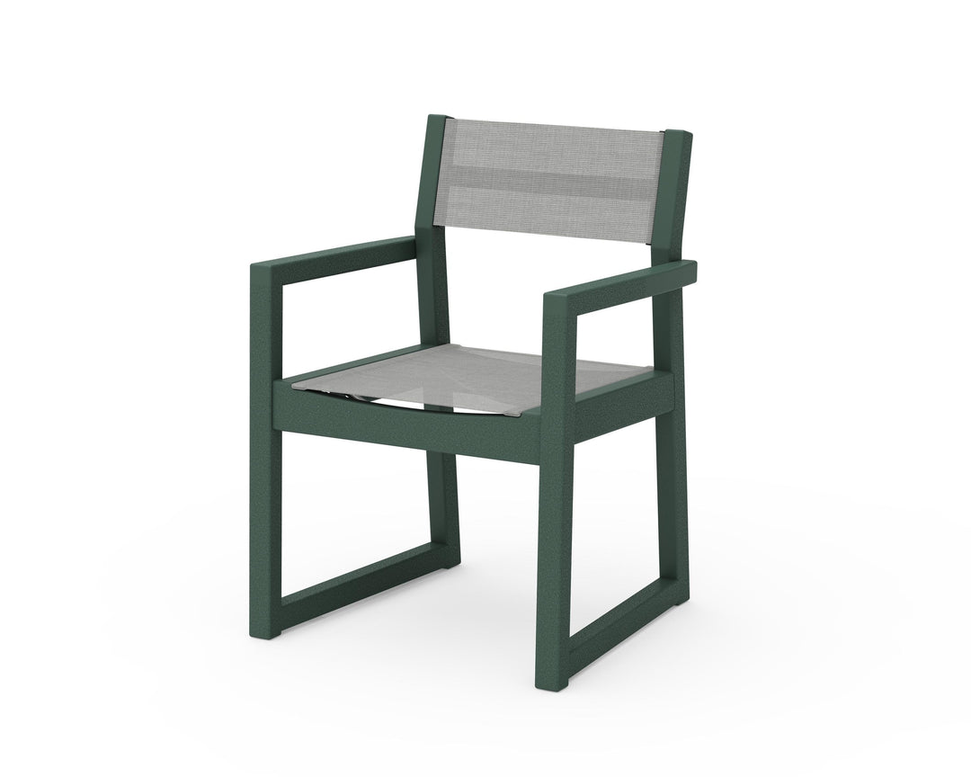 POLYWOOD® EDGE Sling Dining Arm Chair