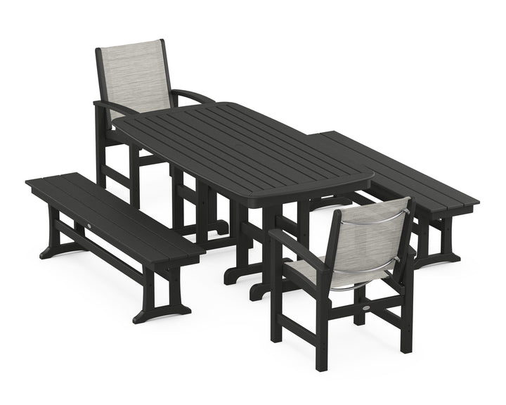 POLYWOOD® Coastal 5-Piece Dining Set